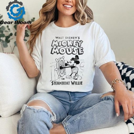 Official disney Mickey Mouse Steamboat Willie Shirt