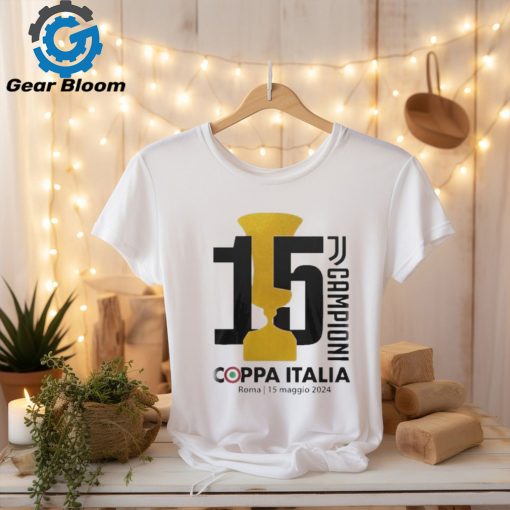 Official juventus Campioni Coppa Italia 15 Maggio 2024 Shirt