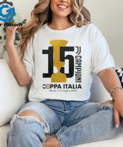 Official juventus Campioni Coppa Italia 15 Maggio 2024 Shirt