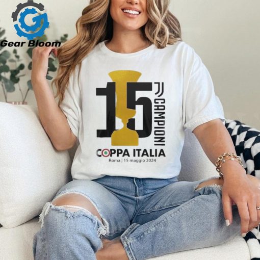 Official juventus Campioni Coppa Italia 15 Maggio 2024 Shirt