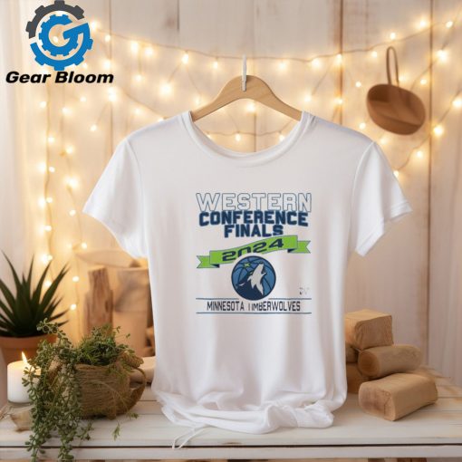 Official minnesota Timberwolves 2024 Western Conference Finals T Shirt