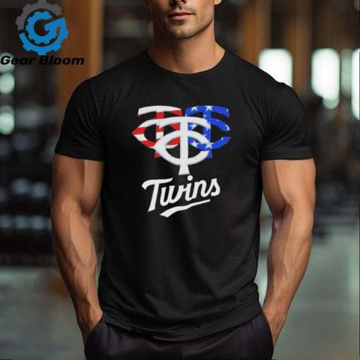 Official minnesota Twins American Flag Independence Day T Shirt