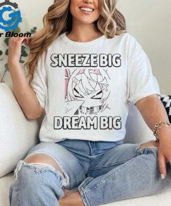 Official mococo Sneeze Big Dream Big Shirt