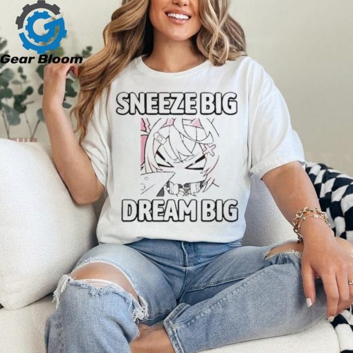 Official mococo Sneeze Big Dream Big Shirt