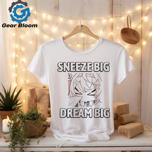 Official mococo Sneeze Big Dream Big Shirt