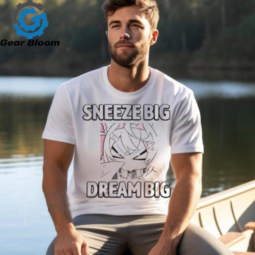 Official mococo Sneeze Big Dream Big Shirt