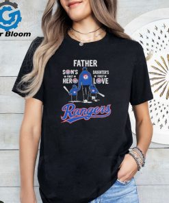 Official new York Rangers Father Daughter’s First Love Son’s First Hero T Shirt