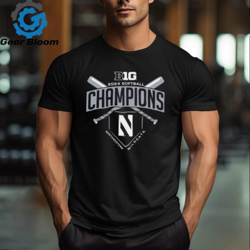 Official northwestern Wildcats 2024 Big Ten Softball Regular Season Champions T Shirt