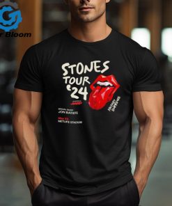 Official stones Tour 2024 Hackney Diamonds Special Guest Jon Batiste May 23 Metlife Stadium Shirt