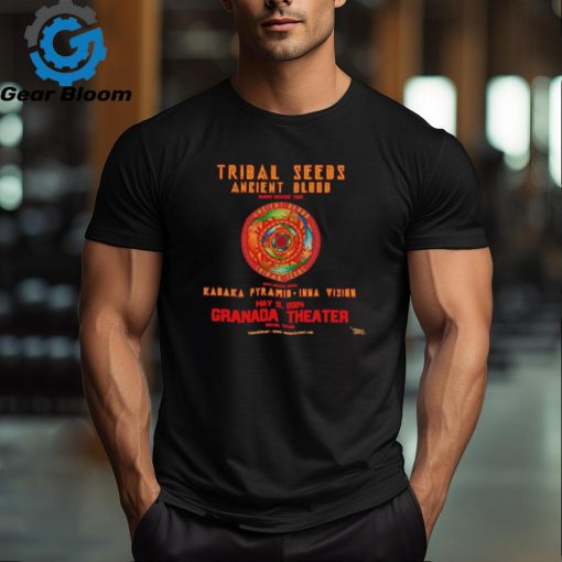 Official tribal Seeds Ancient Blood Album Release Tour May 9, 2024 Granada Theater Shirt