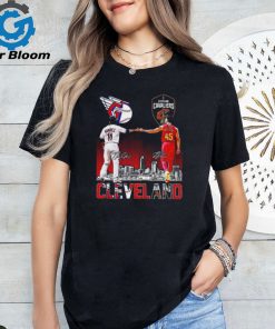 Original Cleveland city skyline ramirez and mitchell signatures shirt