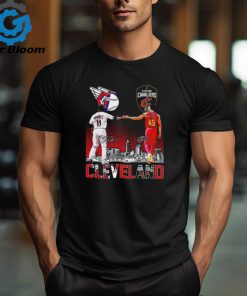 Original Cleveland city skyline ramirez and mitchell signatures shirt