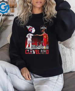 Original Cleveland city skyline ramirez and mitchell signatures shirt