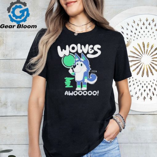 Original Wolves Awoo Bluey 2024 shirt