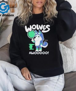 Original Wolves Awoo Bluey 2024 shirt