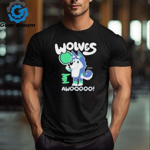 Original Wolves Awoo Bluey 2024 shirt