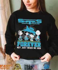 Peanuts Characters Abbey Road Cronulla Sutherland Sharks Forever Not Just When We Win Shirt