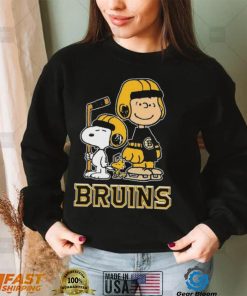 Peanuts Characters Boston Bruins Hockey Shirt