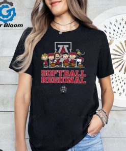 Peanuts Snoopy 2024 NCAA division I softball regional Arizona Wildcats shirt