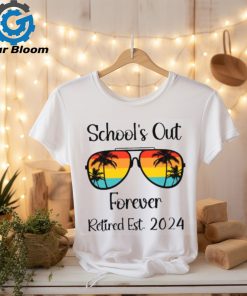 Personalized Retired Est School’s Out Forever Teacher T Shirt