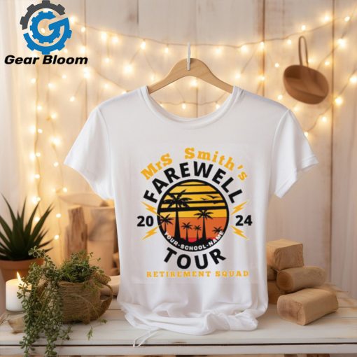 Personalized Teacher’s Farewell Tour Retirement Squad Teacher T Shirt