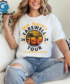 Personalized Teacher's Farewell Tour Retirement Squad Teacher T Shirt