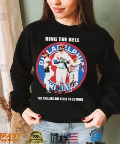 Philadelphia Phillies Ring The Bell The Phillies Are First To 20 Wins Shirt