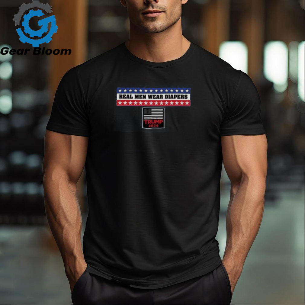 Real Men Wear Diapers Trump Long Sleeve Shirt Real Men Wear Diapers Trump Long Sleeve Shirt