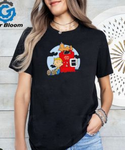 Snoopy and Charlie Brown dogmuts Nuka Cola shirt