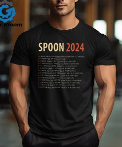 Spoon 2024 Tour T Shirt, Spoon Band Fan Shirts