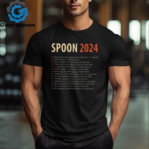 Spoon 2024 Tour T Shirt, Spoon Band Fan Shirts