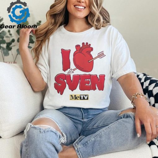 Svengoolie Metv Merch I Heart Sven T Shirt