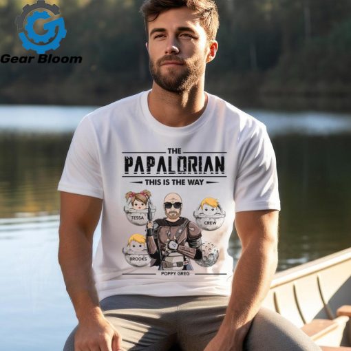 The Dadalorian This Is The Way Shirt Perfect Personalized Gifts For Dad shirt