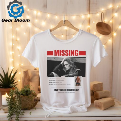 Trish Stratus Rebecca Quin Missing T Shirt