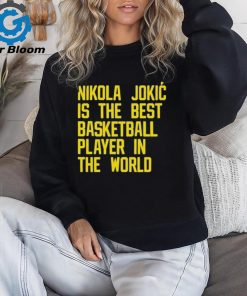 Vic Lombardi Nikola Jokic Best Basketball Player In The World Shirt