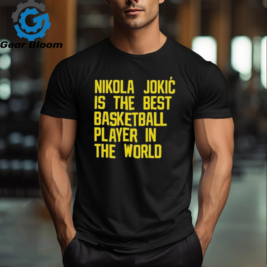 Vic Lombardi Nikola Jokic Best Basketball Player In The World Shirt Vic Lombardi Nikola Jokic Best Basketball Player In The World Shirt