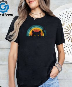 Vintage Style Cat Retro Distressed Cat T Shirt