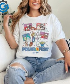 Vintage disneyland pixar fest 2024 cartoon shirt