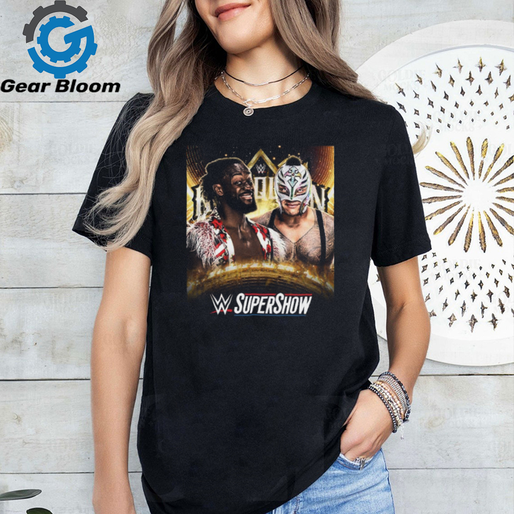 WWE Supershow King And Queen Of The Ring Matchup Head To Head Kofi Kingston Vs Rey Mysterio Unisex T Shirt