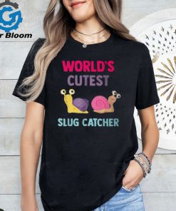 World's Cutest Slug Catcher Little Bug Hunter T Shirt