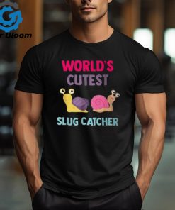 World's Cutest Slug Catcher Little Bug Hunter T Shirt