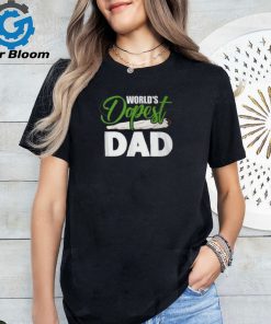 World's Dopest Dad Cannabis Marijuana Weed Fathers Day T Shirt