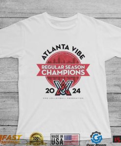 Official Atlanta Vibe 2024 Pro Volleyball Federation Regular Season Champions Shirt