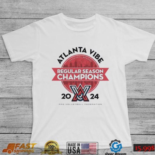 Official Atlanta Vibe 2024 Pro Volleyball Federation Regular Season Champions Shirt