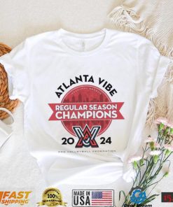 Official Atlanta Vibe 2024 Pro Volleyball Federation Regular Season Champions Shirt