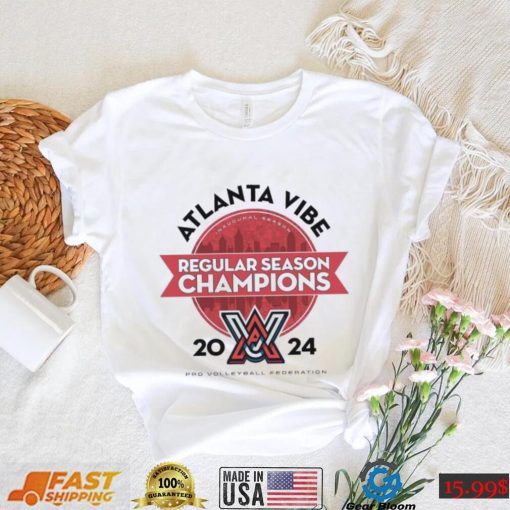 Official Atlanta Vibe 2024 Pro Volleyball Federation Regular Season Champions Shirt