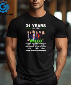 31 Years 1994 2025 Wilco Thank You For The Memories T Shirt