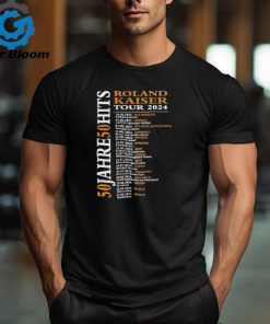 50 Jahre – 50 Hits Roland Kaiser Tour 2024 Schedule Shirt