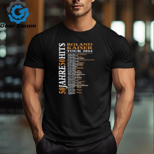 50 Jahre – 50 Hits Roland Kaiser Tour 2024 Schedule Shirt