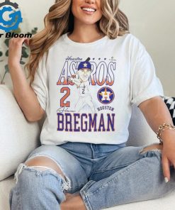 Alex Bregman Houston Astros signature caricature t shirt